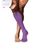 FALKE Kniestrümpfe No. 9 Pure Fil d'Écosse Lila