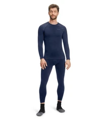 FALKE Thermounterhose Maximum Warm Dunkelblau/Blau/Hellblau