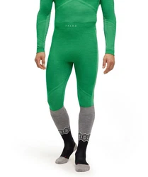 FALKE Thermounterhose Wool-Tech Grün/Neonfarben