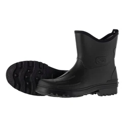 Bockstiegel Herren-Kurzstiefel Peter Gummistiefel schwarz