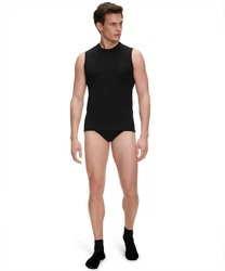 FALKE Achseltop 2-Pack Schwarz/Dunkelblau