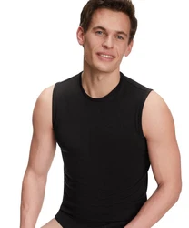 FALKE Achseltop 2-Pack Schwarz/Dunkelblau