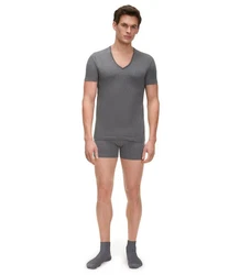 FALKE Unterziehshirt 2-Pack Dunkelgrau/Grau/Hellgrau