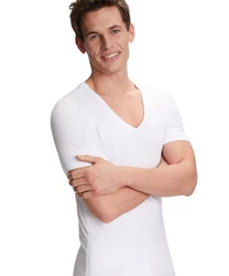 FALKE Unterziehshirt 2-Pack Creme/Weiß