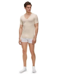 FALKE Unterziehshirt Krperklima Beige/Khaki/Creme