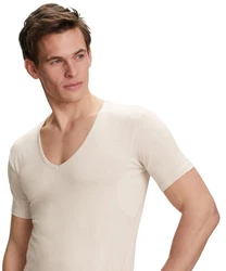 FALKE Unterziehshirt Krperklima Beige/Khaki/Creme