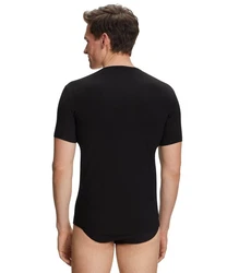 FALKE Unterziehshirt Krperklima Schwarz/Hellblau
