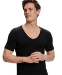 FALKE Unterziehshirt Krperklima Schwarz/Hellblau