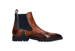 Melvin & Hamilton Stiefelette Emil 9 Braun/Rot/Beige