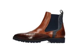 Melvin & Hamilton Stiefelette Emil 9 Braun/Rot/Beige