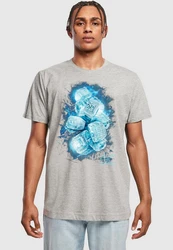 MisterTee T-Shirt Ice Rings Tee Grau/Dunkelgrau/Blau/Silber