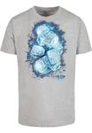 MisterTee T-Shirt Ice Rings Tee Grau/Dunkelgrau/Blau/Silber