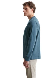 Marc O'Polo Langarmshirt Blau/Grau/Hellblau