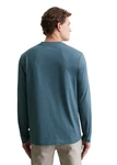 Marc O'Polo Langarmshirt Blau/Grau/Hellblau