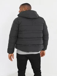 Brave Soul Steppjacke Bobbie Dunkelgrau/Grau/Schwarz