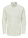 SELECTED HOMME Langarmhemd OXFORD FLEX Weiß/Khaki/Hellgrün/Grün/Creme