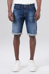 Miracle of Denim Jeansbermudas Trevol Shorts Schwarz/Creme/Weiß