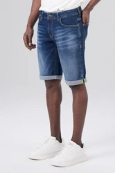 Miracle of Denim Jeansbermudas Trevol Shorts Schwarz/Creme/Weiß