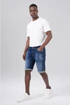 Miracle of Denim Jeansbermudas Trevol Shorts Schwarz/Creme/Weiß