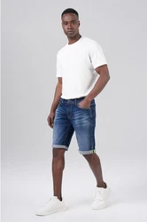 Miracle of Denim Jeansbermudas Trevol Shorts Schwarz/Creme/Weiß
