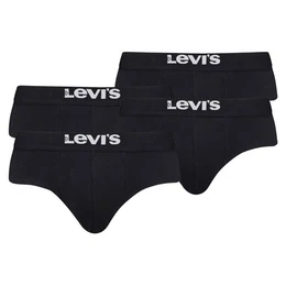 Levi's Slip Herren Boxershorts, 4er Pack - Solid Basic Brief (Packung, 4er Pack)