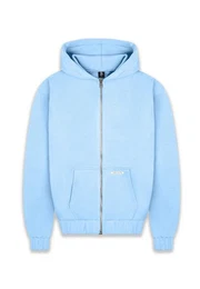Sweatjacke Herren Super Heavy Blank Zip-Hoodie
