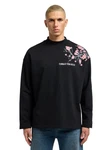 CARLO COLUCCI Sweatshirt Dragogna Rot/Rosa/Schwarz/Dunkelrot/Braun/Lila