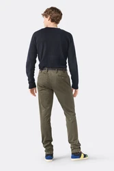 MMX Chinohose mit Ripsband Khaki/Dunkelgrün