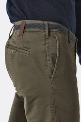 MMX Chinohose mit Ripsband Khaki/Dunkelgrün