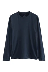 Next Rundhals-T-Shirt Everyday Dunkelblau/Blau