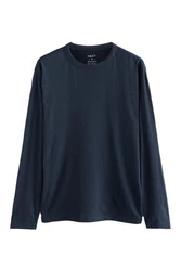 Next Rundhals-T-Shirt Everyday Dunkelblau/Blau