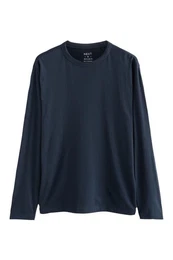 T-Shirt Everyday Rundhals-T-Shirt mit langen rmeln (1-tlg)