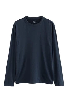 Next Rundhals-T-Shirt Everyday Dunkelblau/Blau