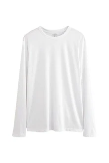 Next Rundhals-T-Shirt Everyday Weiß/Grau/Dunkelblau