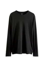 T-Shirt Everyday Rundhals-T-Shirt mit langen rmeln (1-tlg)