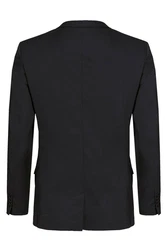 GREIFF Corporate Sakko Herren Modern WITH 37.5 Slim-Fit Schwarz