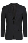 GREIFF Corporate Sakko Herren Modern WITH 37.5 Slim-Fit Schwarz