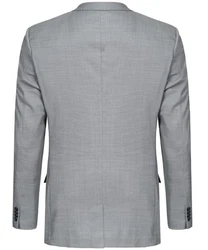 GREIFF Corporate Sakko Herren Modern WITH 37.5 Slim-Fit Hellgrau (48)