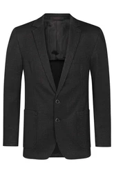 GREIFF Sakko Corporate Herren CASUAL Glencheck Anthrazit