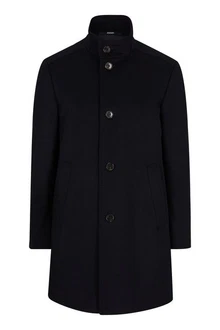 JOOP! Wollmantel Dunkelblau
