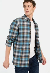 camel active Langarmhemd Blau