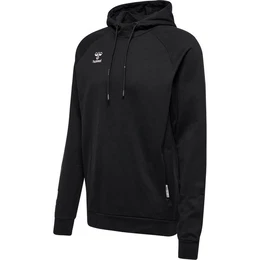 Kurzarmshirt hmlMOVE GRID COTTON HOODIE BLACK