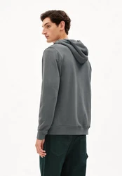 Armedangels Sweatjacke Saromian Comfort Herren Dunkelgrau/Dunkelgrün/Hellgrau/Grau