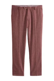 Anzughose Slim Fit Anzughose aus Donegal-Wollgemisch (1-tlg)