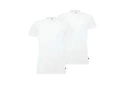 Levi's T-Shirt Herren Rundhals Kurzarm Packung Weiß
