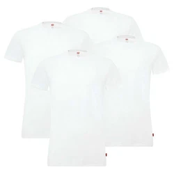 Levi's T-Shirt Herren Rundhals Kurzarm Packung Weiß