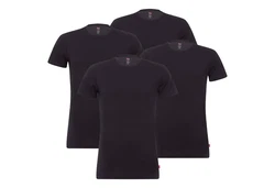 Levi's T-Shirt Herren Rundhals Kurzarm Packung Schwarz/Dunkelblau/Lila