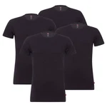 Levi's T-Shirt Herren Rundhals Kurzarm Packung Schwarz/Dunkelblau/Lila