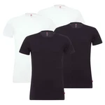 Levi's T-Shirt Herren Rundhals Kurzarm Packung Weiß/Schwarz/Rot