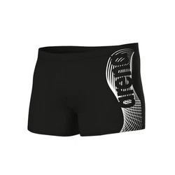 Arena Badehose Wake Badeshorts Schwarz/Creme